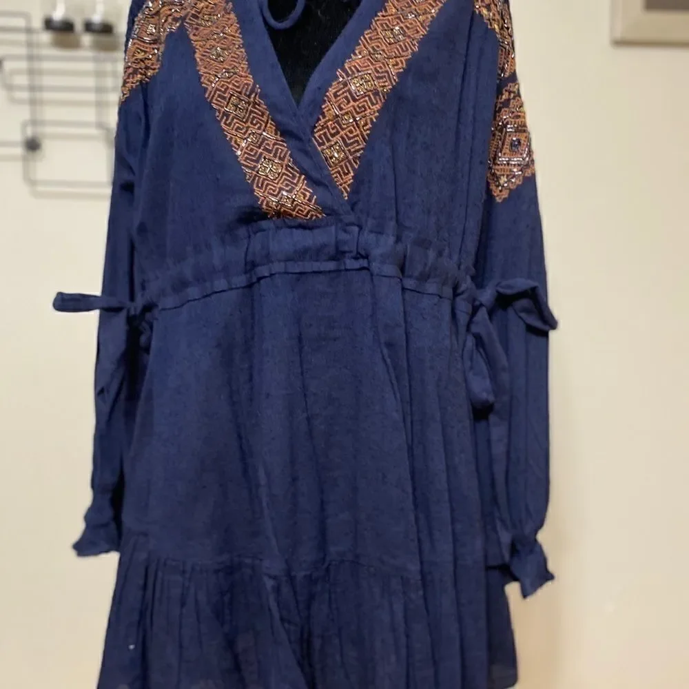 Free People Hobo Chic Mini Dress